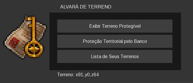 Interface do Alvará para Compra