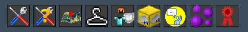 Menu de Atalhos, Armaduras e Quests do Jogador